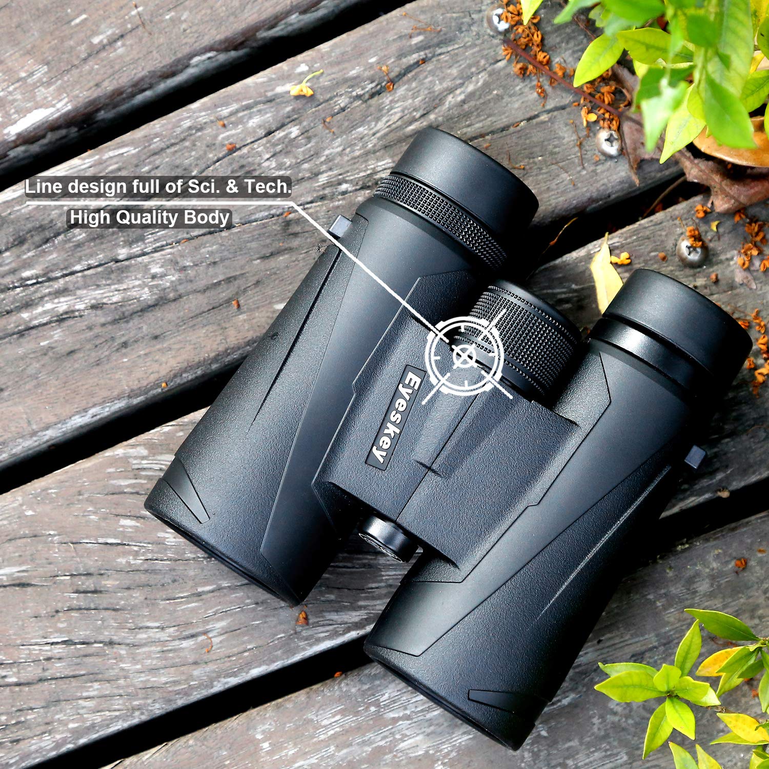 Eyeskey 10x42 Professional Waterproof Binoculars for Adults - High Power HD Optics for Bird Watching, Hunting, Travel & Outdoor Adventures - Fog Proof & Shockproof Design for Clear Viewing in All Weather Conditions