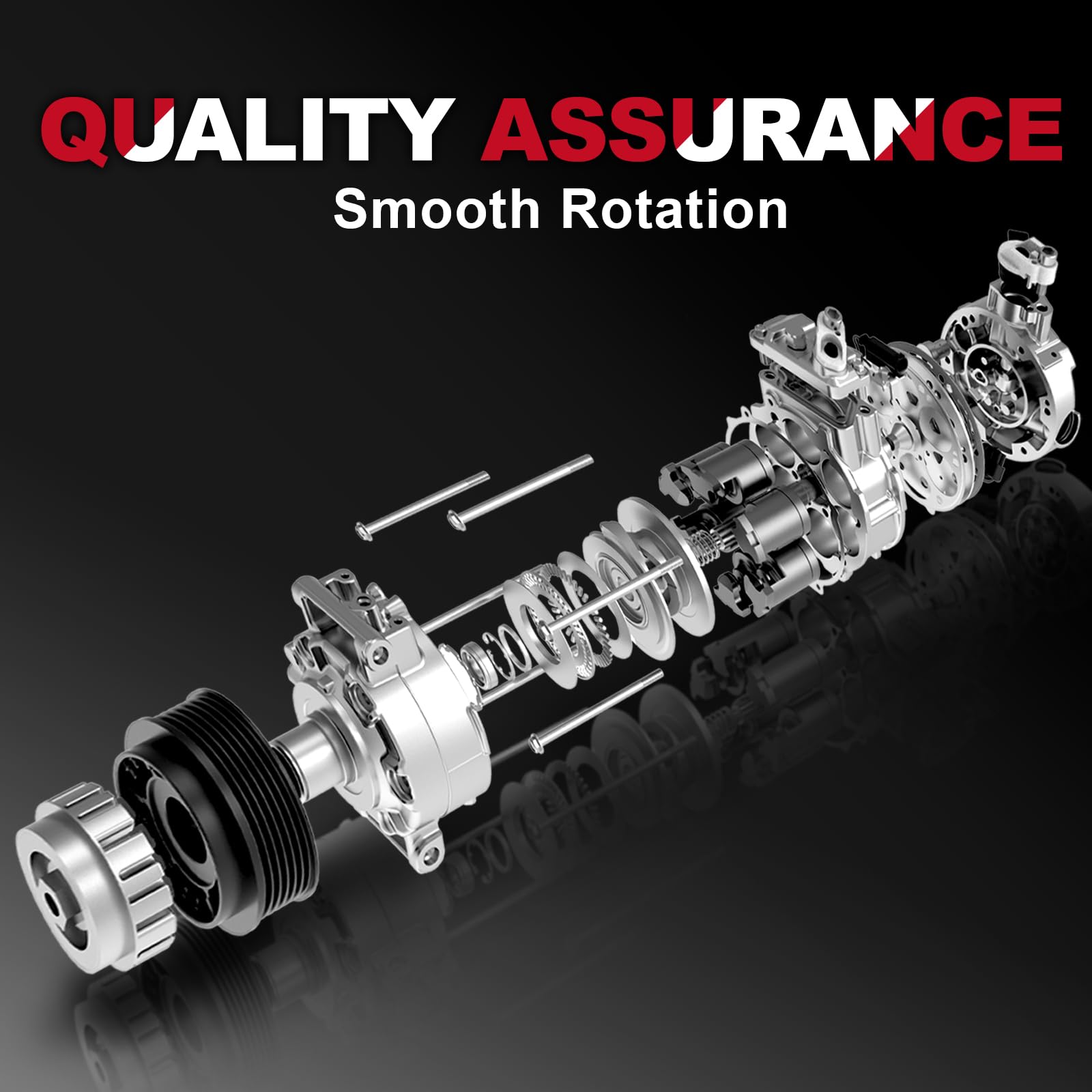High-Performance AC Compressor for Toyota Camry 2012-2017 & RAV4 2009-2012 - Direct Fit Replacement Part - Perfect for Summer Cooling & Long Road Trips