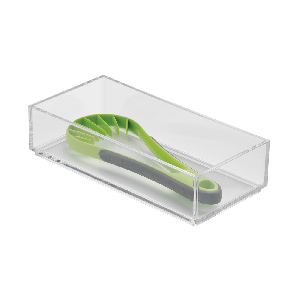 iDesign Clear Acrylic Vanity Tray Organizer - 4