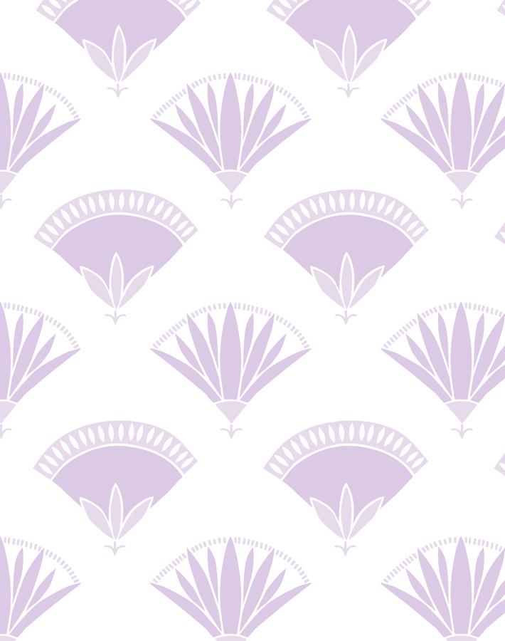 Lotus Papyrus Wallpaper - Premium Floral Peel and Stick Wall Decor | Tea Collection Lavender Design | Perfect for Bedroom, Living Room & Nursery Decor