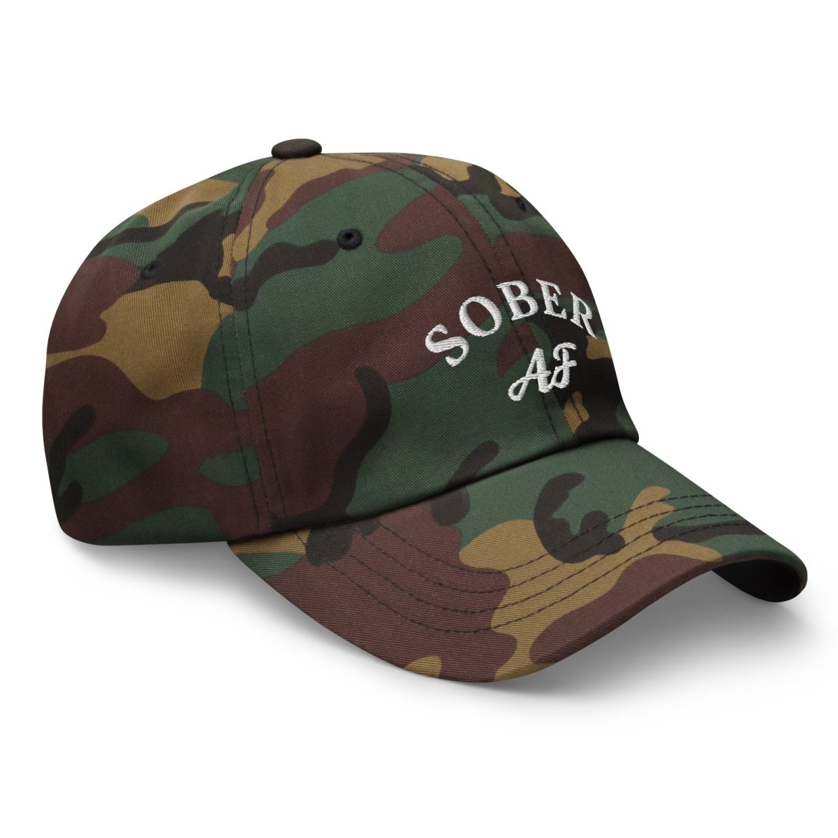 Sober AF Dad Hat - Bold & Inspirational Sobriety Gift for Men & Women - Perfect for AA Meetings, Recovery Celebrations & Sober Life
