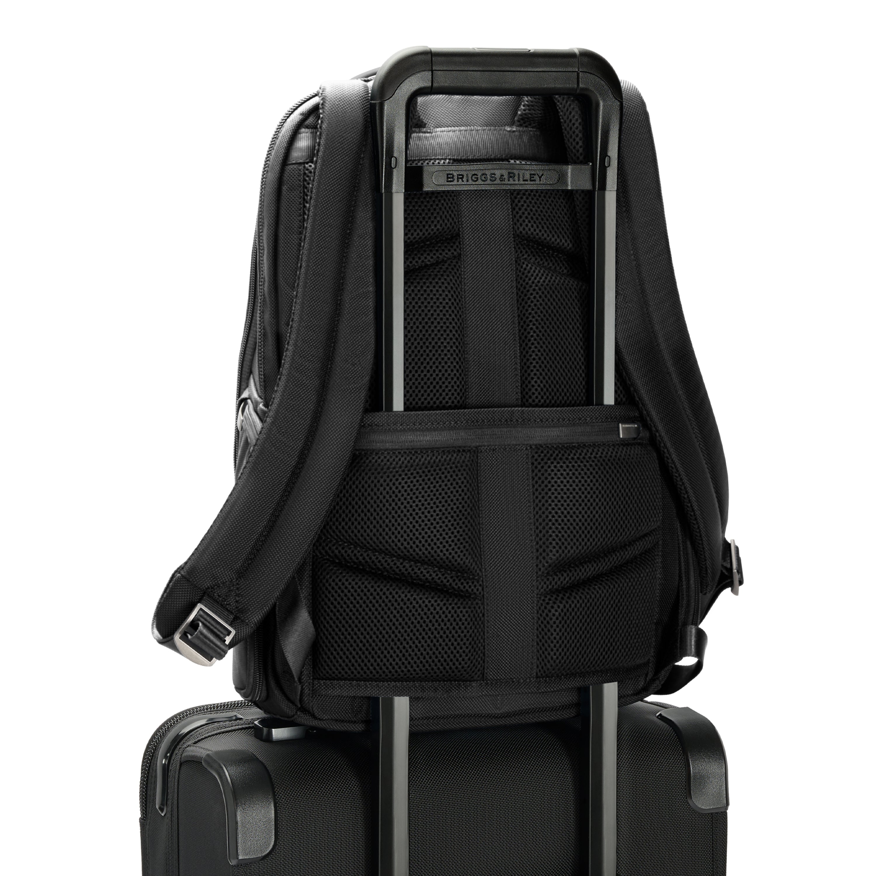 Briggs & Riley @work 2.0 Medium Backpack - Durable Laptop Backpack for Work & Travel, Water-Resistant Business Backpack with USB Charging Port - Perfect for Commuting, Office & Business Trips