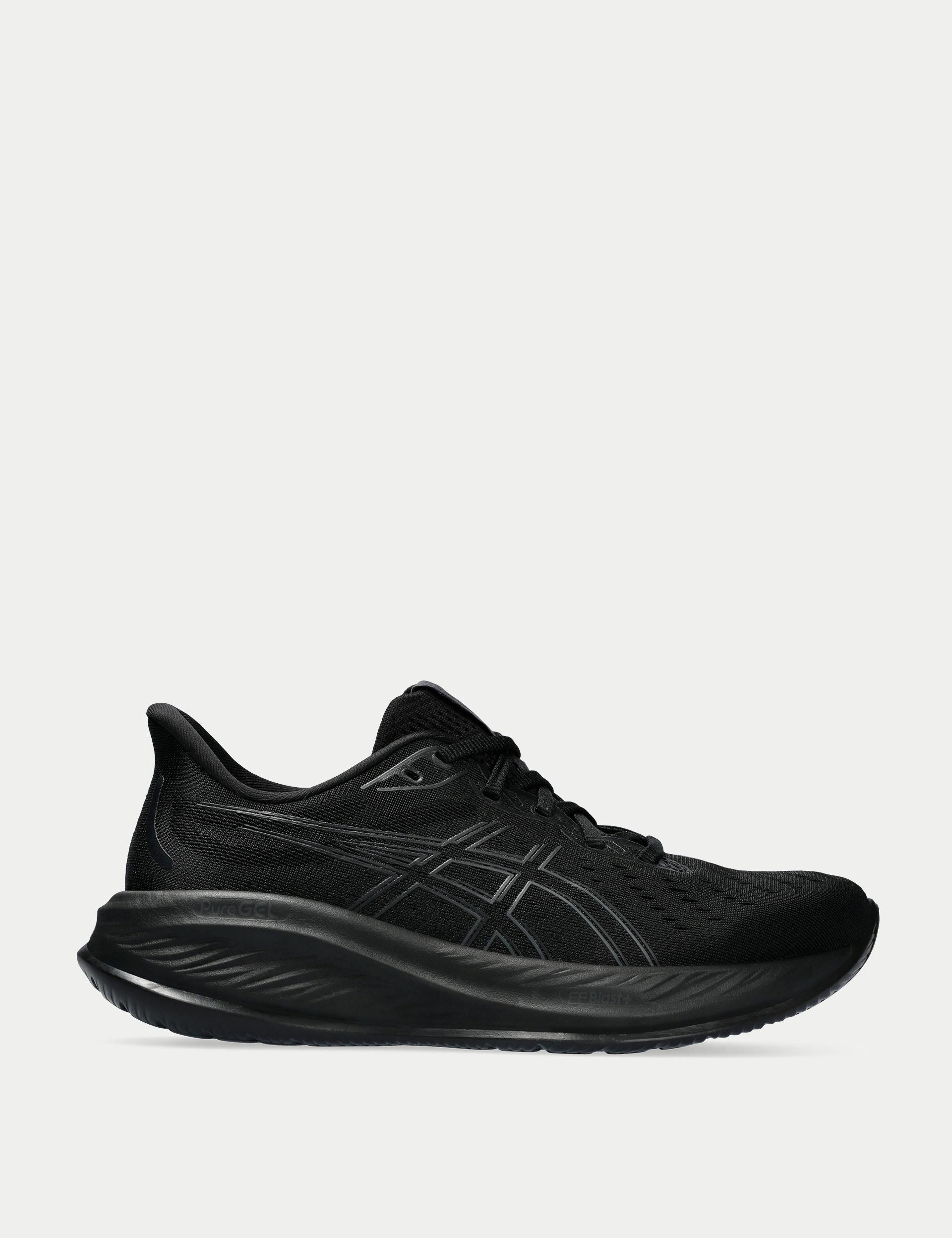 ASICS Gel Cumulus 26 Running Shoes - Black/Black | Cushioned Road Running Sneakers for Men & Women | Perfect for Long Distance Running & Daily Training