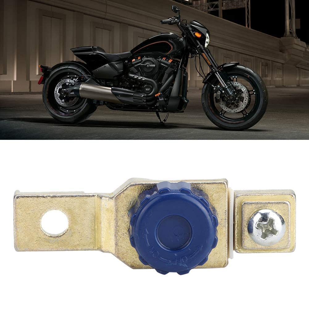 High Current Motorcycle Battery Cut Off Switch - Anti-Leakage Disconnect Terminal for Motorcycles, ATVs & Powersports - Perfect for Long-Term Storage & Winterizing Vehicles
