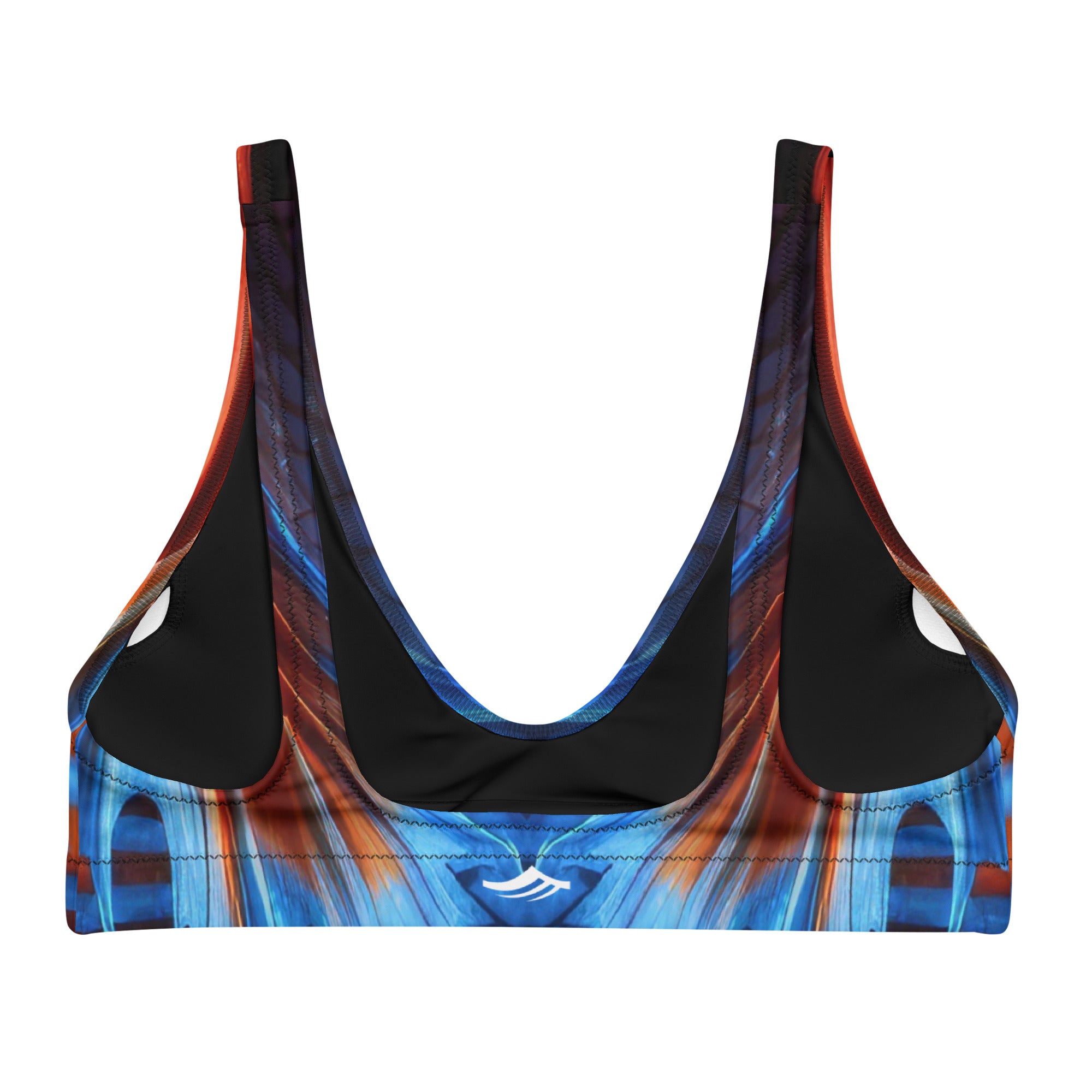 Eco-Friendly Dragon Print Bikini Top - Sustainable Swimwear for Women - Perfect for Beach, Pool, and Summer Vacations