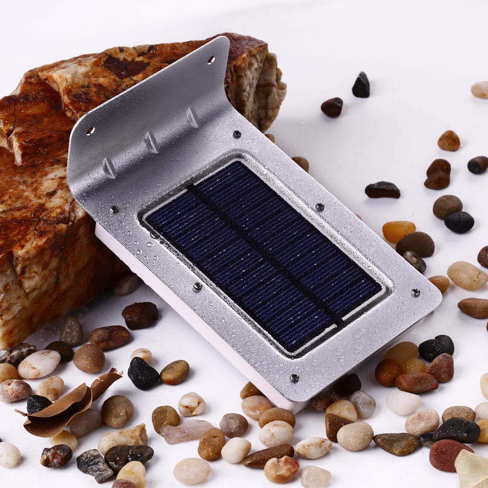 Solar Powered Outdoor Security Lights - 16 LED Waterproof Wireless Motion Sensor Garden Lights with PIR for Energy-Efficient Yard, Pathway & Patio Lighting (Ideal for Driveway, Backyard & Deck)