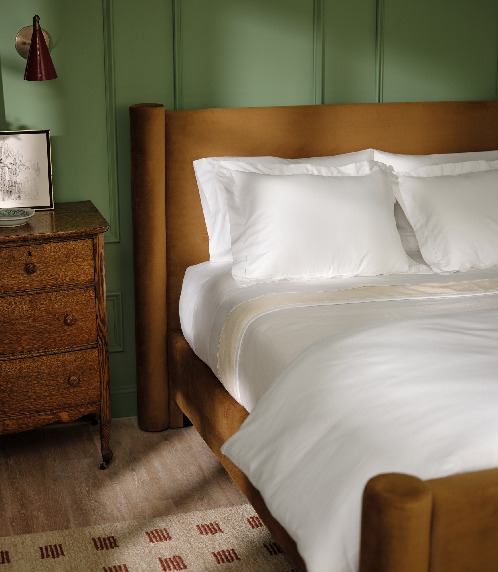 Clara Sateen Duvet Cover Set - Soft & Luxurious 100% Cotton Bedding - Queen Size (Includes Duvet Cover & Pillowcases) - Perfect for Master Bedroom, Guest Room & Hotel Stays