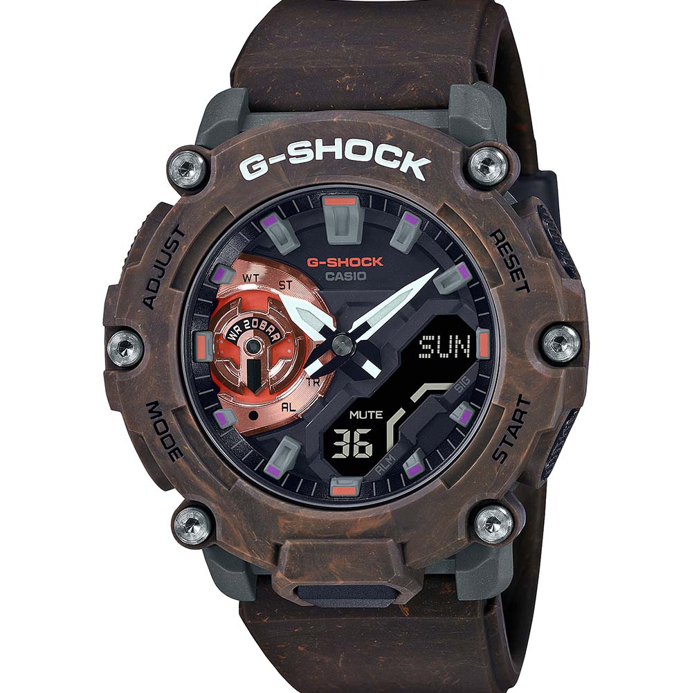 G Shock GA2200MFR 5A Mystic Forest Digital Sport Watch - Durable Shock Resistant Waterproof Watch for Outdoor Adventures & Daily Wear