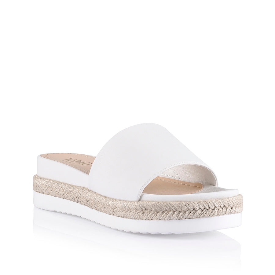 Declan Comfortable Footbed Slides - Soft White Smooth Sandals for Men & Women | Perfect for Beach, Pool, and Indoor Relaxation