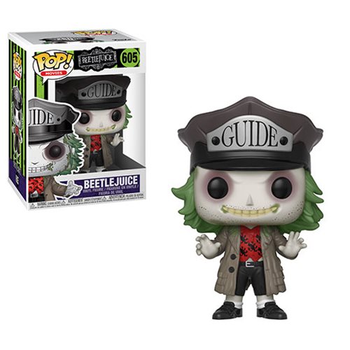 Beetlejuice Pop! Vinyl Figure with Hat - Funko Pop Movie Collectible [605] - Perfect for Halloween Decor, Movie Fan Gifts & Pop Culture Collections