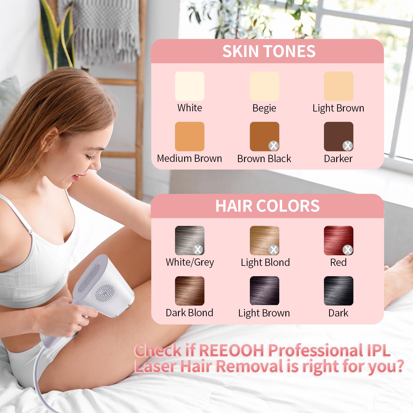 Professional IPL Laser Hair Removal Machine with Ice Cooling - 3-in-1 Painless Home Hair Removal Device for Face, Legs & Body - Safe & Effective for Women & Men - Perfect for Smooth Skin at Home, Salon or Travel