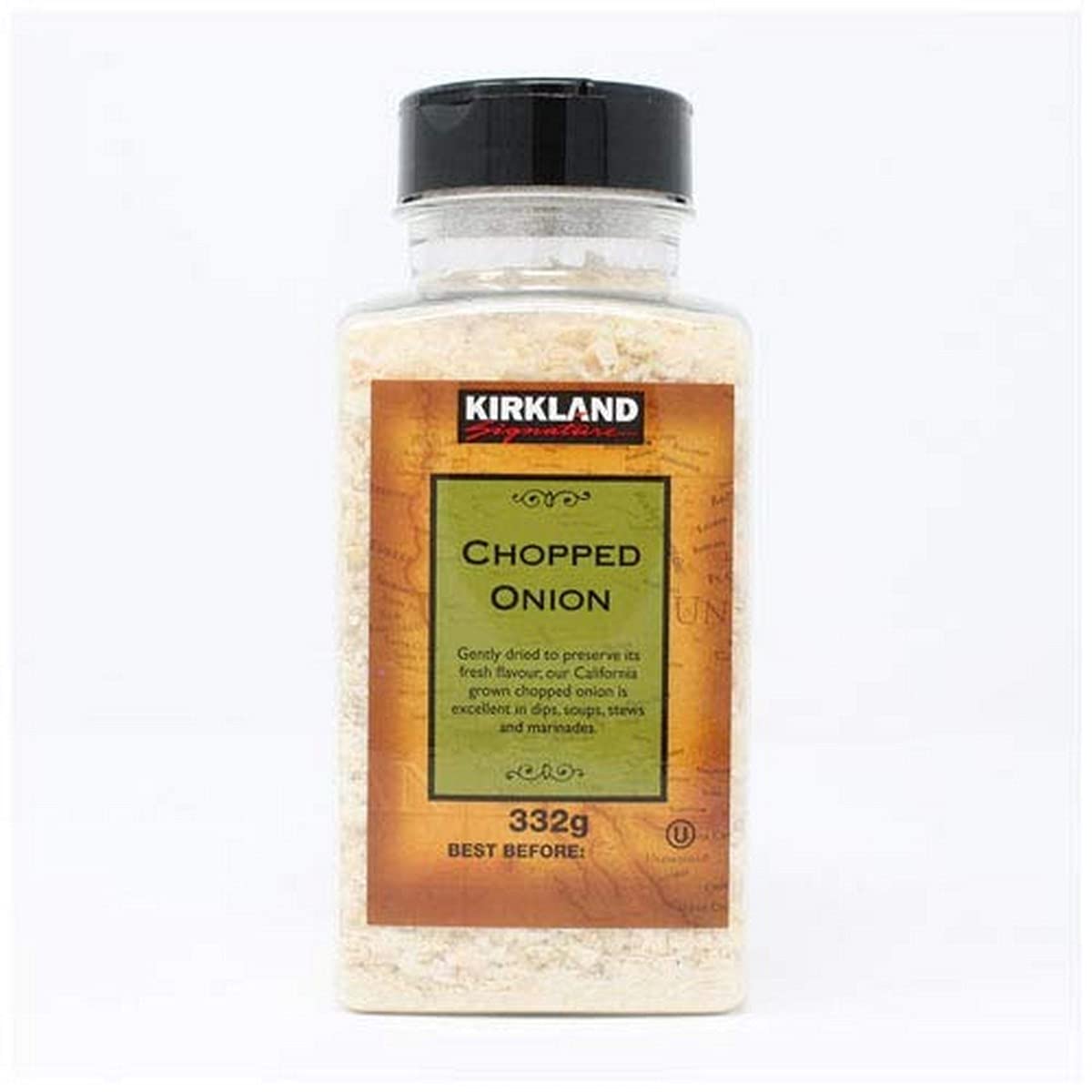 Kirkland Signature Chopped Onions 11.7 oz (332g) - Fresh Frozen Onions for Cooking, Baking & Meal Prep - Perfect for Soups, Stews, Salads & Casseroles