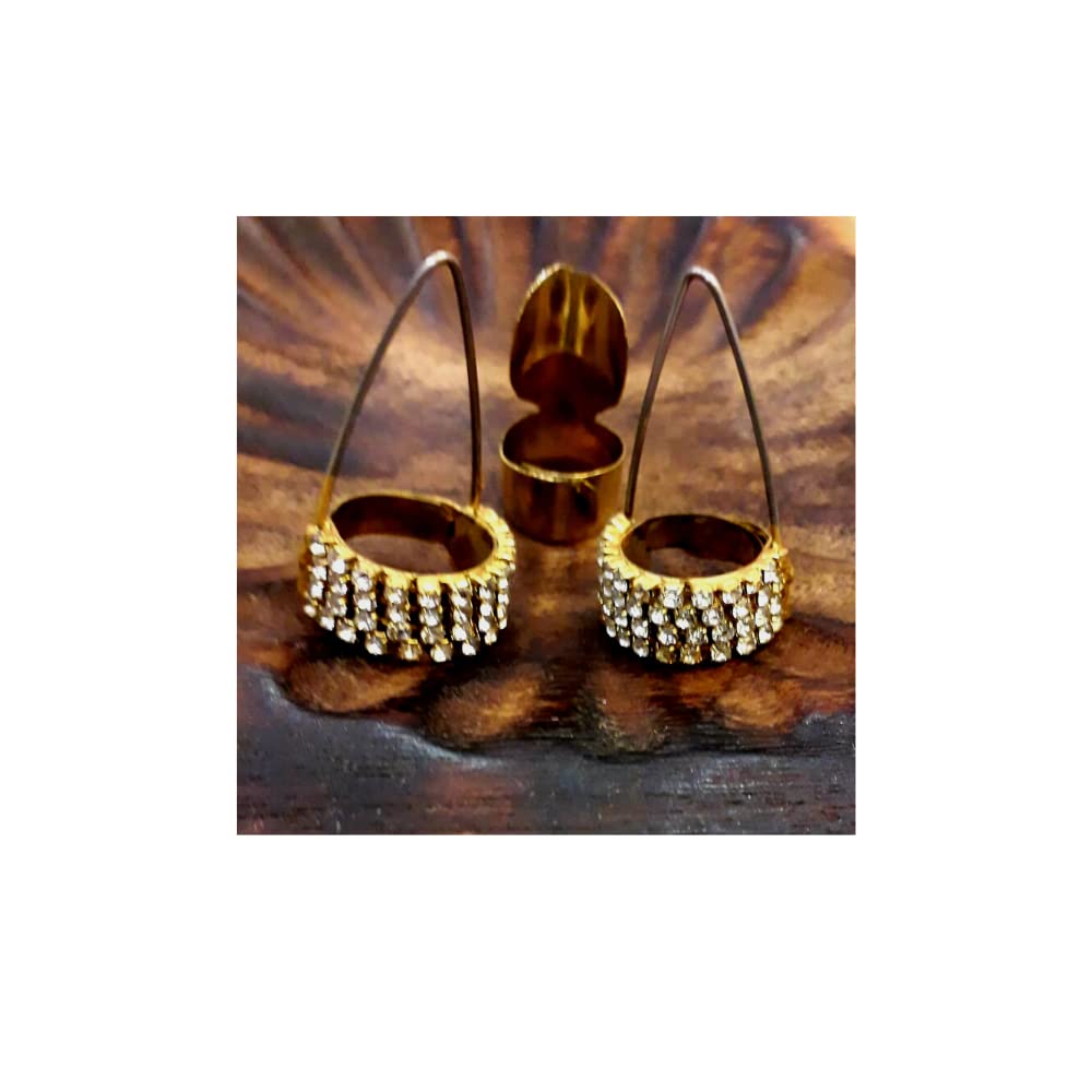Veena Nails with White Stones - Elegant Artificial Nails for Women, Glamorous White Rhinestone Press on Nails, Perfect for Parties, Weddings, and Special Occasions