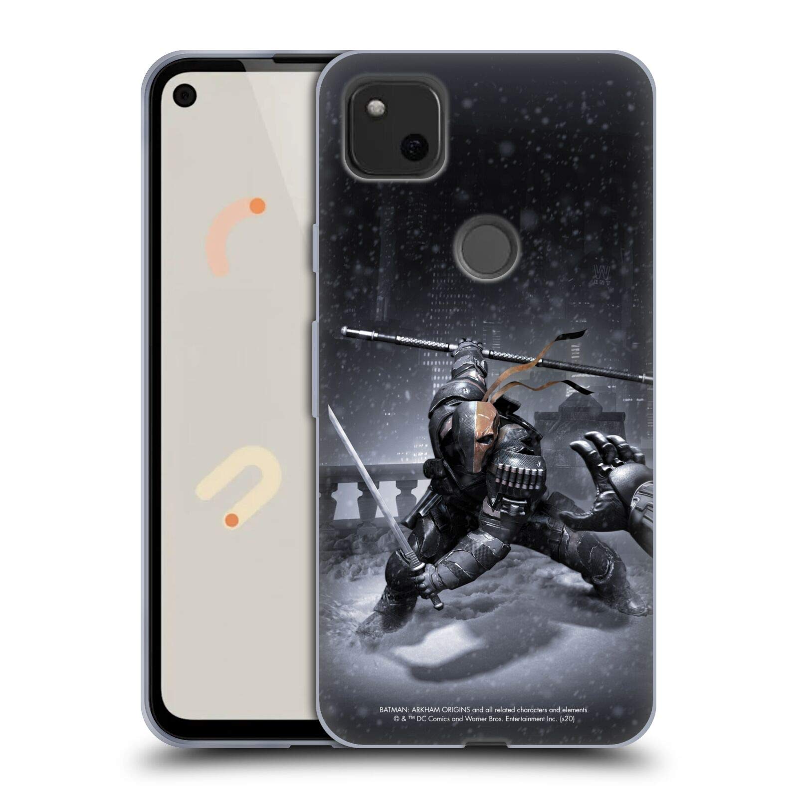 Batman Arkham Origins Deathstroke Case for Google Pixel 4a - Gaming & Protection