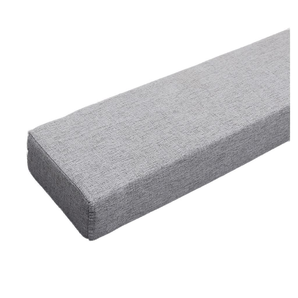 Bed Gap Filler Pillow - 20x12x80cm Sofa Support Wedge for Mattress, Headboard & Wall - Gray Bed Wedge Bolster to Close Gaps - Perfect for Home, Dorm, Hotel & RV Use