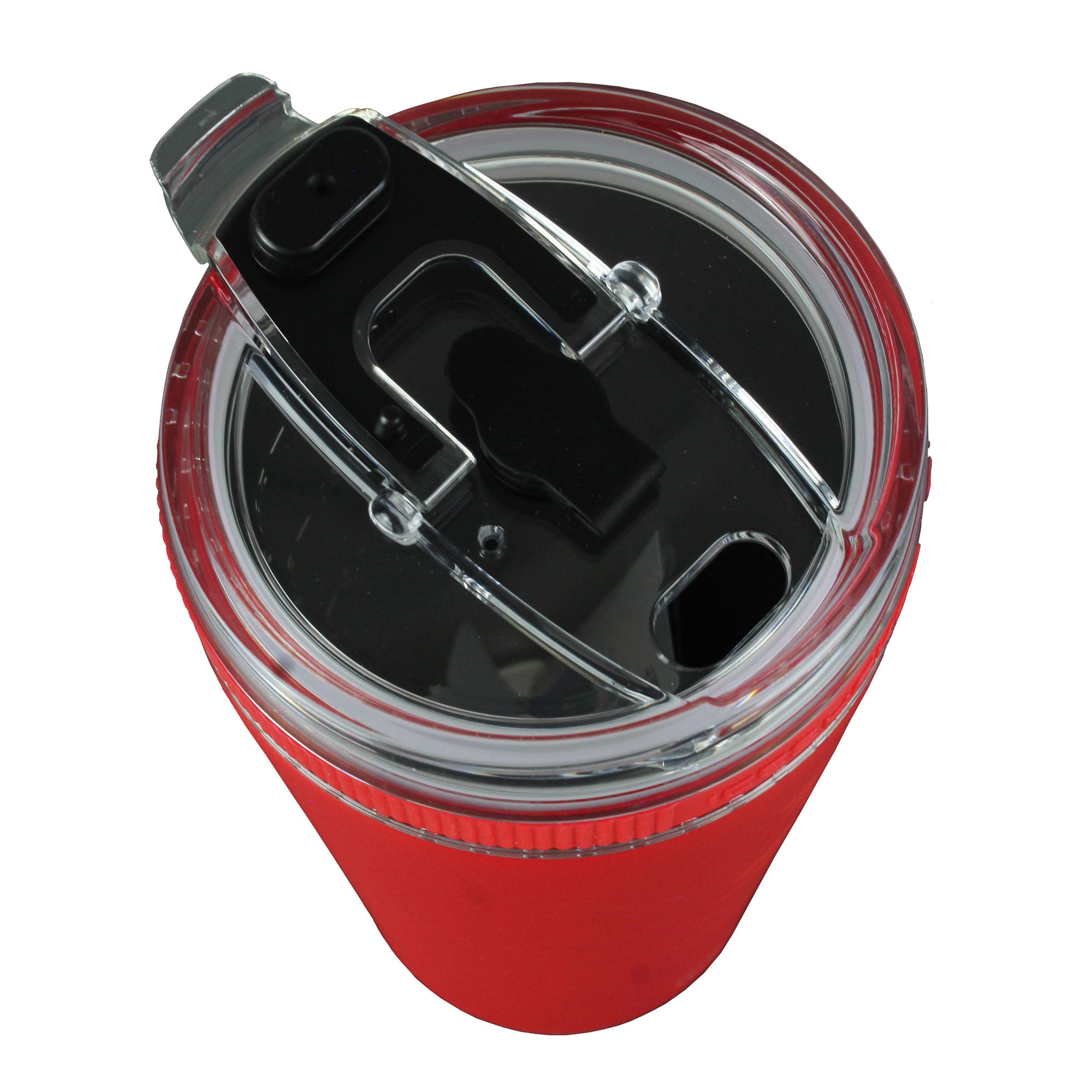8x8 Custom 26oz Flexible Water Bottle - Leak Proof & BPA Free - Perfect for Gym, Hiking & Outdoor Activities (Red)