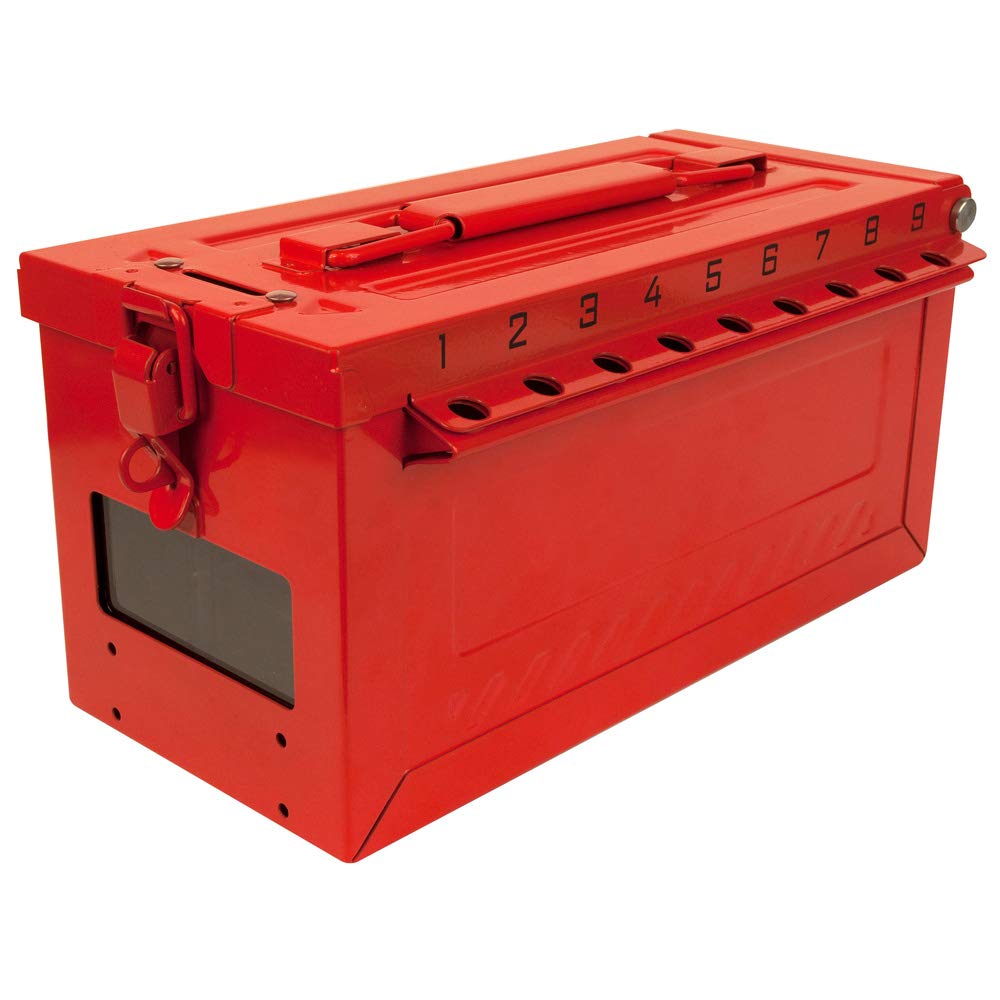 Master Lock S600 Portable Group Lock Box with Key Window - Secure Storage for Keys, Tools & Valuables - Ideal for Home, Office & Outdoor Use