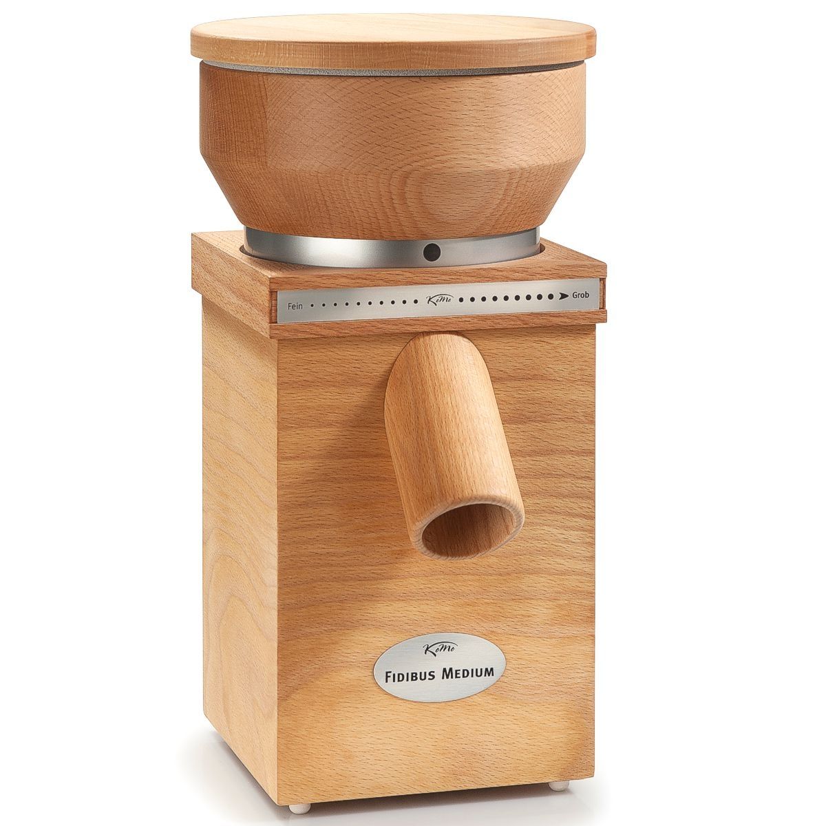 KoMo Fidibus Medium Grain Mill - Electric Flour Grinder for Home Baking, Fresh Whole Wheat & Gluten-Free Flour - Perfect for Bread, Pastry & Healthy Cooking