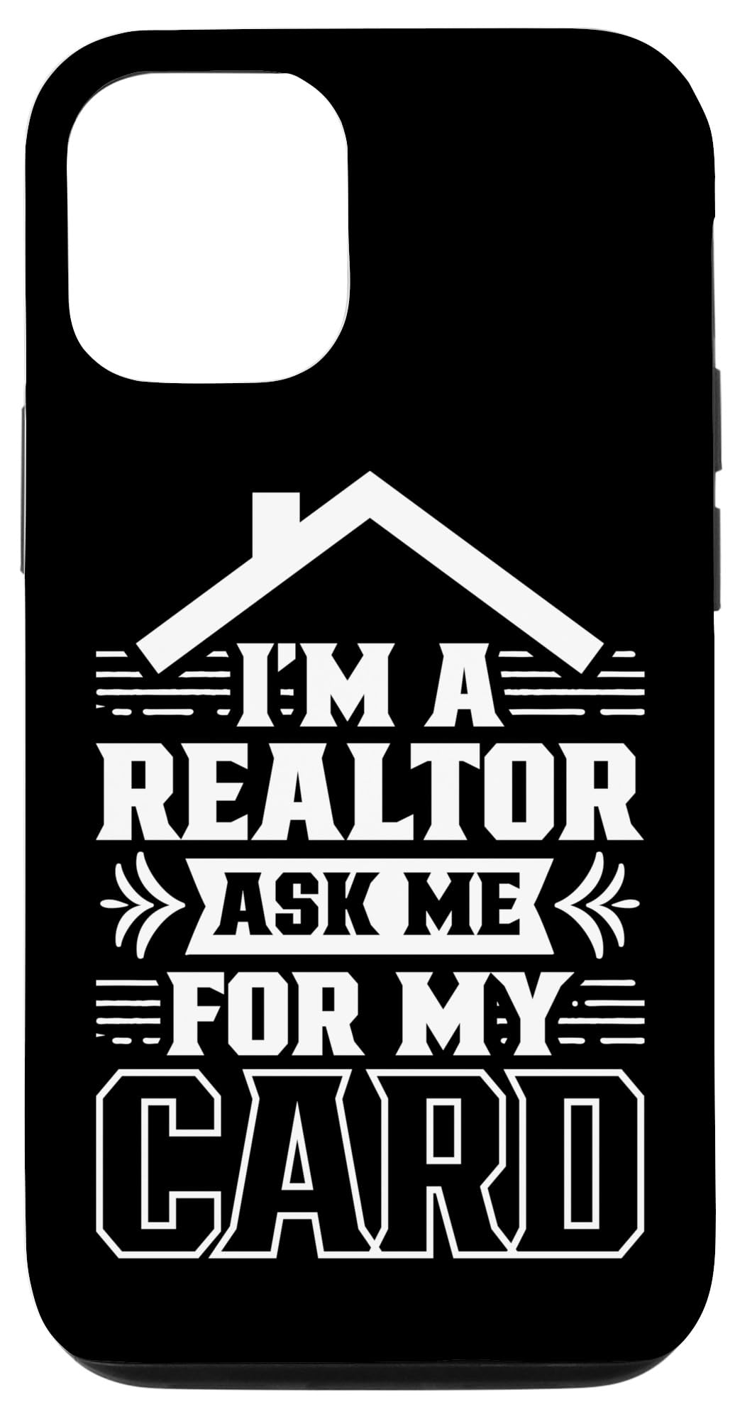 iPhone 12/12 Pro Realtor Case - Custom Real Estate Agent Broker Phone Cover - Perfect for Property Showings & Client Meetings
