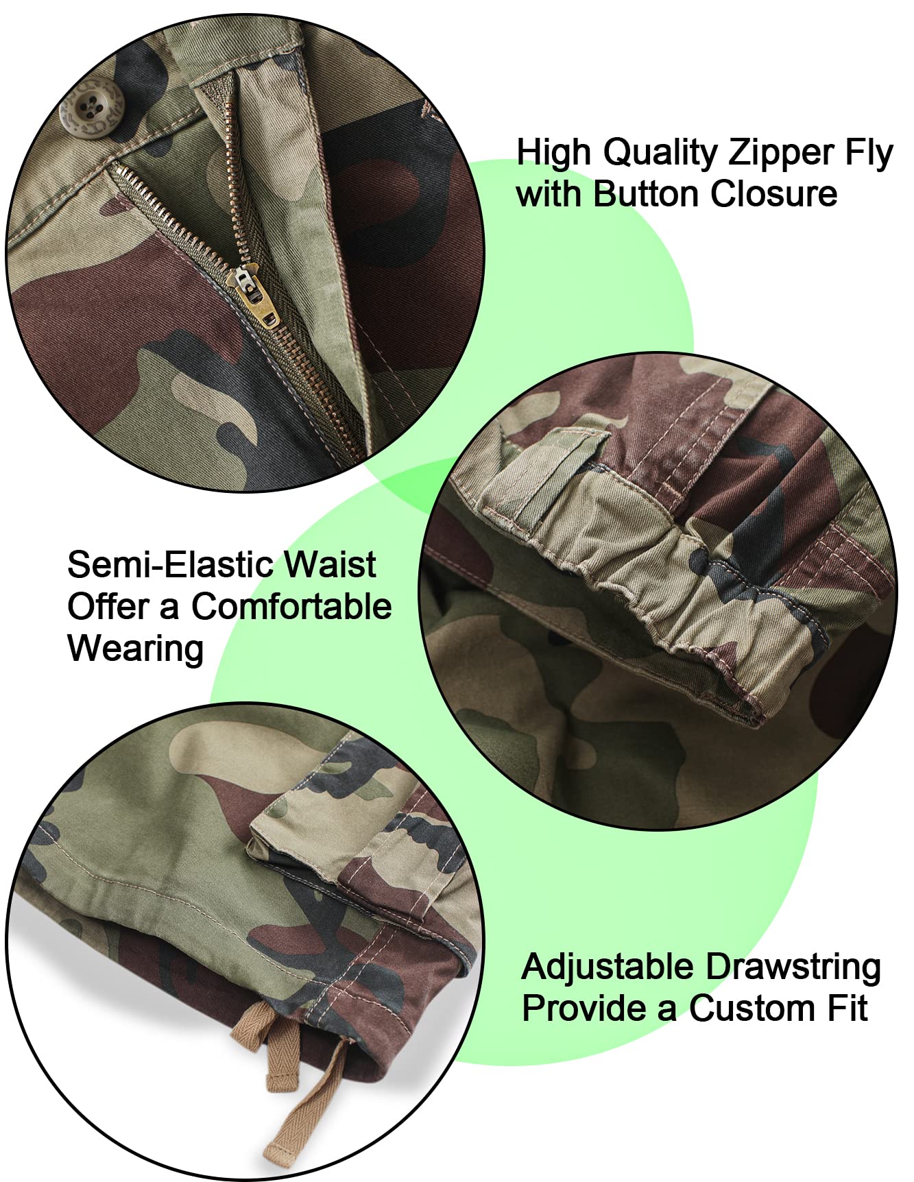 TRGPSG Women's Hiking Shorts - 7