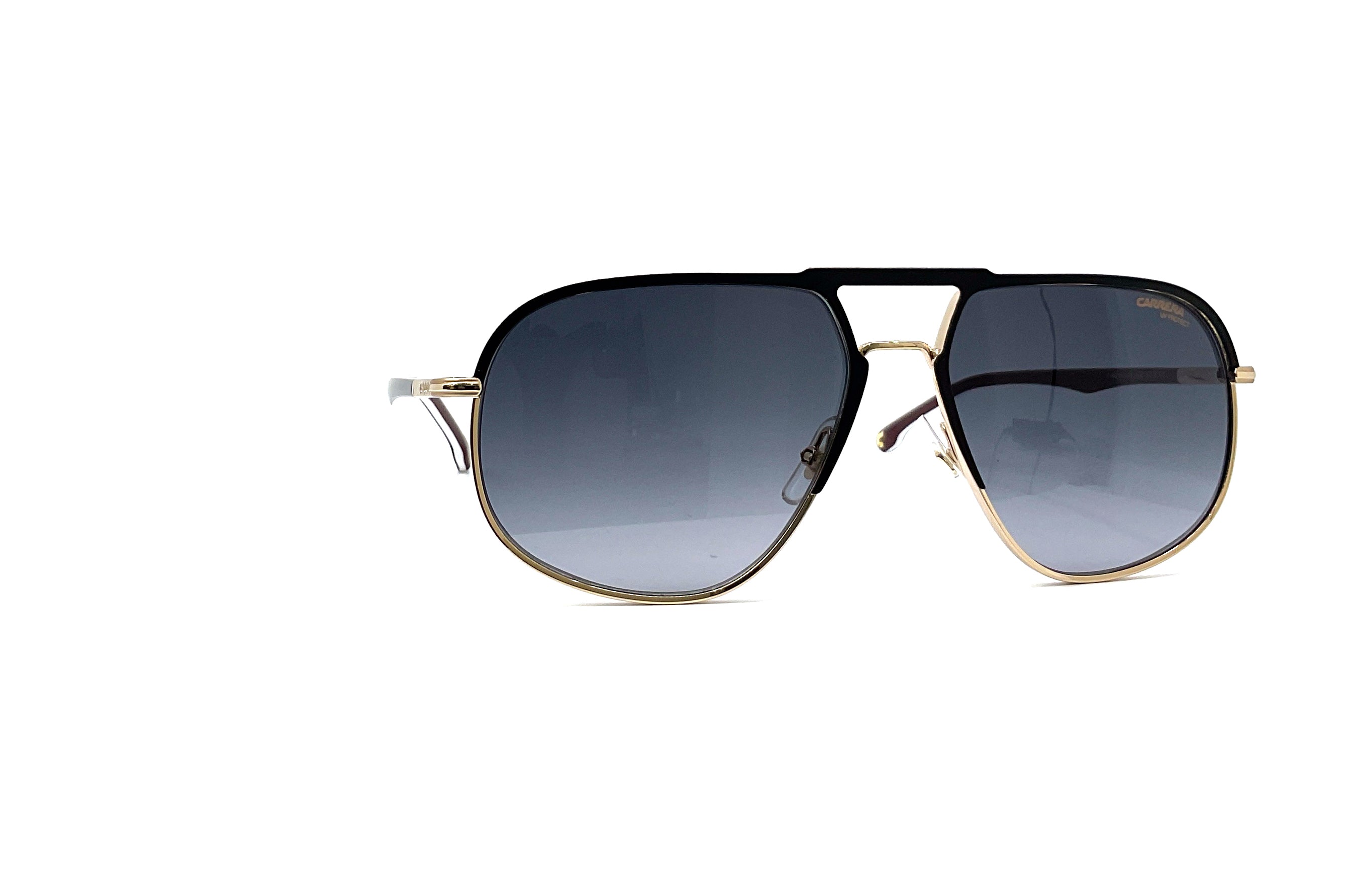 Carrera 318/S Matte Black Gold Sunglasses - Polarized UV Protection for Men & Women - Perfect for Driving, Running, and Outdoor Activities