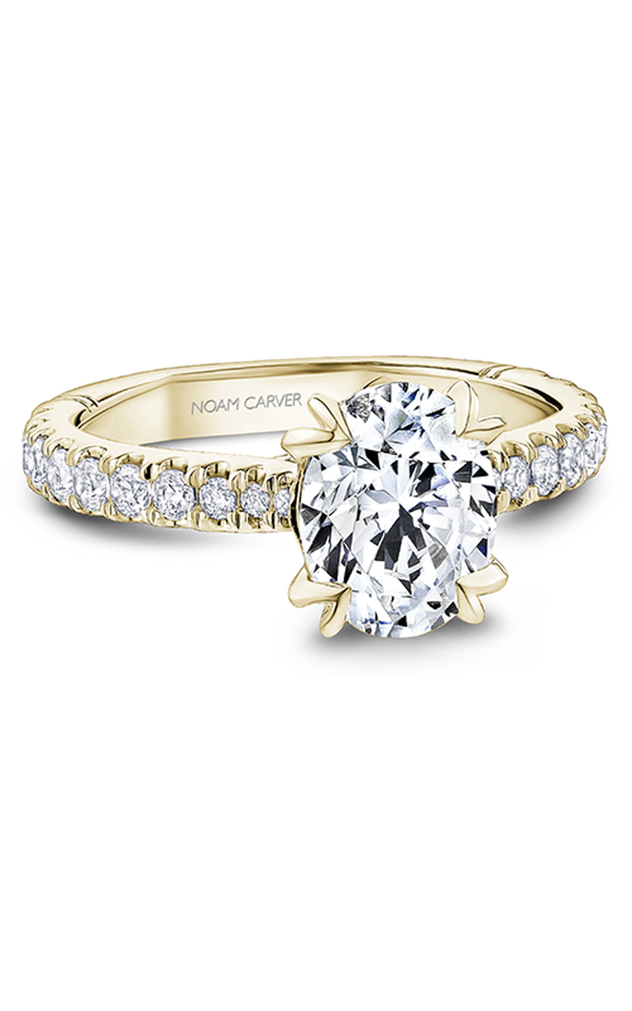 Noam Carver Atelier A009 02YA Diamond Engagement Ring - Elegant Wedding Band for Proposals & Anniversaries