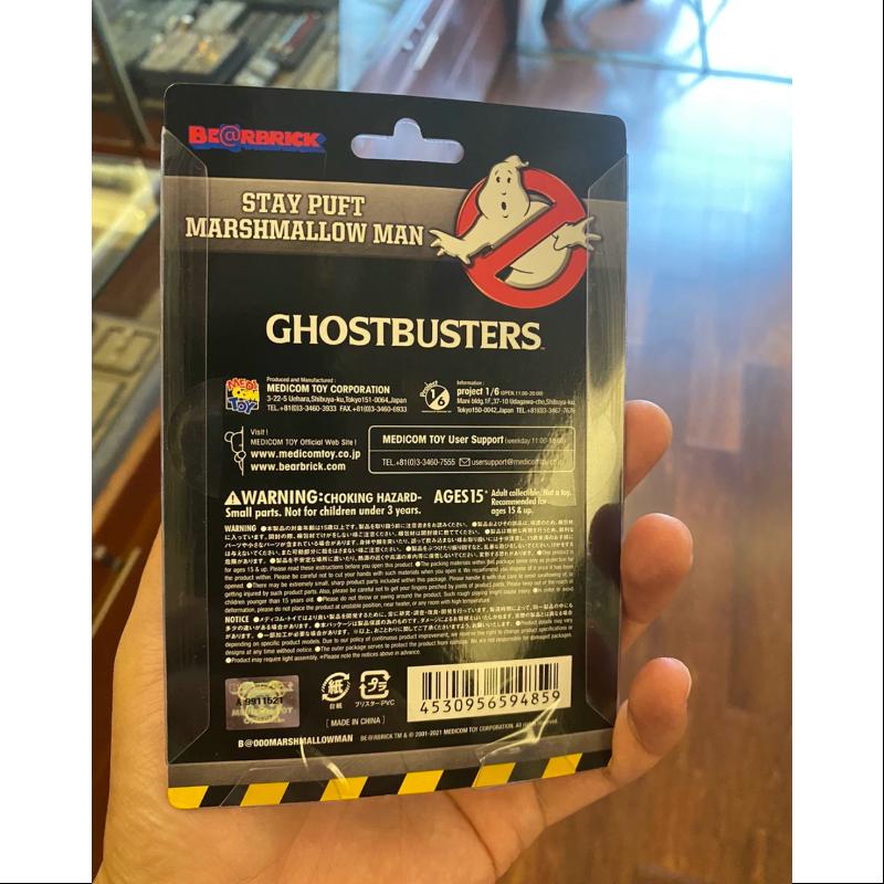 Limited Edition Bearbrick GHOSTBUSTERS 100% Vinyl Collectible Figure by Medicom - Perfect for Anime Fans, Toy Collectors & Home Decor