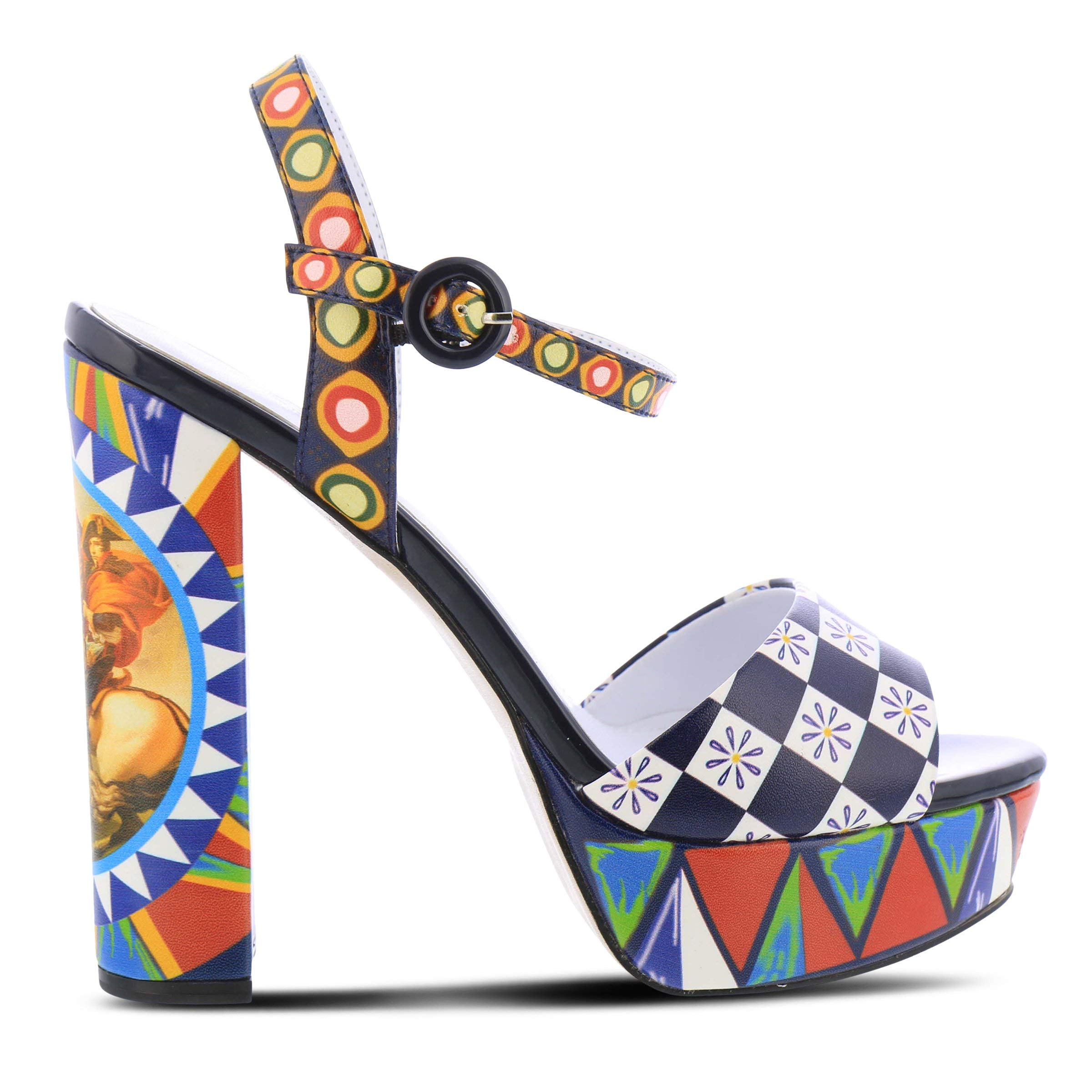 Azura Women's Comfortable Charger Heeled Sandals - Fashionable Summer Dress Sandals for Weddings, Parties & Outdoor Events