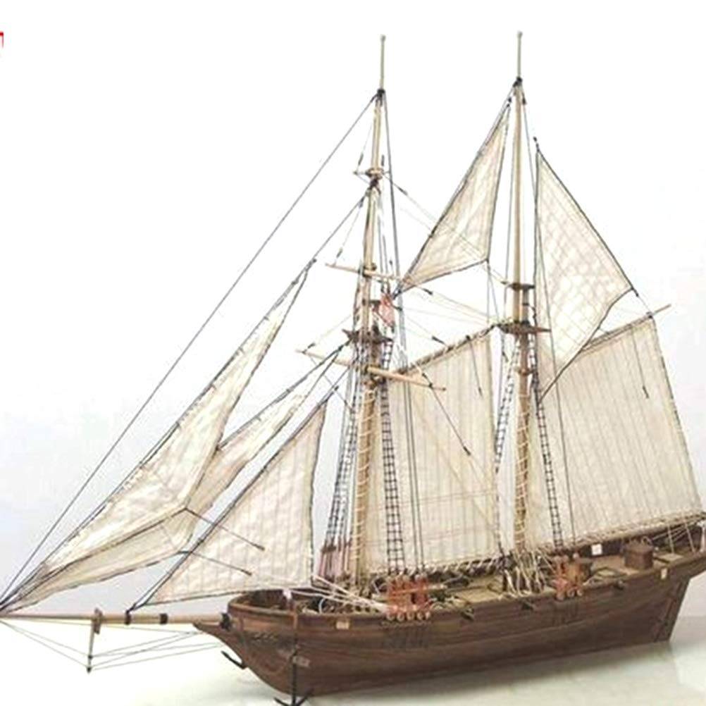 3D Wooden Pirate Ship Model Kit - DIY Nautical Decor Large Puzzle for Adults & Kids | Perfect Birthday Gift for Men, Women & Teens | Home Office Decoration, Collectible Display & STEM Learning Toy