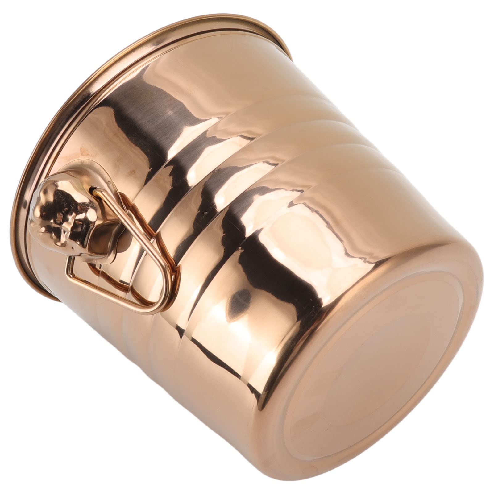 Premium Rose Gold Stainless Steel Wine Ice Bucket - Double Layer Design for Restaurants, KTV & Home Use | Elegant Wine Cooler for Chilling Bottles | Perfect for Parties, Weddings & Family Gatherings