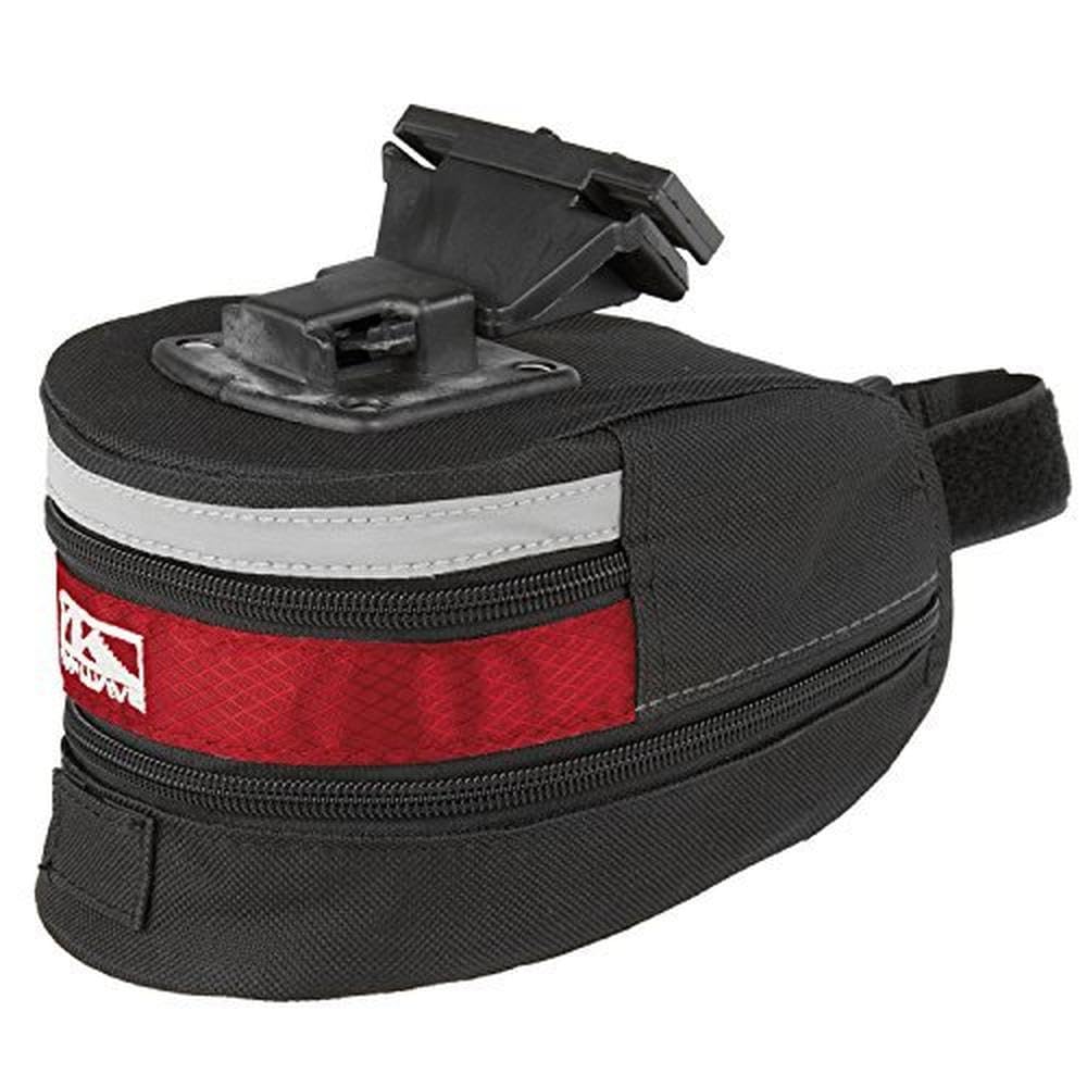 M-Wave Waterproof Bike Seat Bag for Cycling - Durable Bicycle Storage Pouch for Tools, Phone & Essentials - Perfect for Road Bikes, Mountain Biking & Commuting