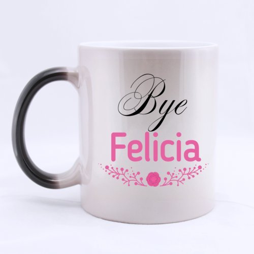 Bye Felicia Magic Morphing Mug 11oz - Funny Novelty Coffee & Tea Cup - Perfect Birthday & Christmas Gift for Men, Women, Him, Her, Boys & Girls - Great for Office Pranks, Gag Gifts & Everyday Use