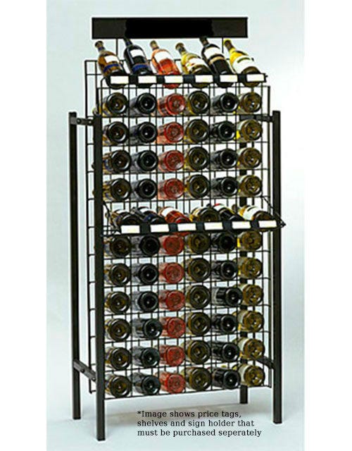 72 Bottle Wire Wine Rack - Sturdy Metal Wine Storage Organizer for Kitchen, Bar, Cellar, or Dining Room Display