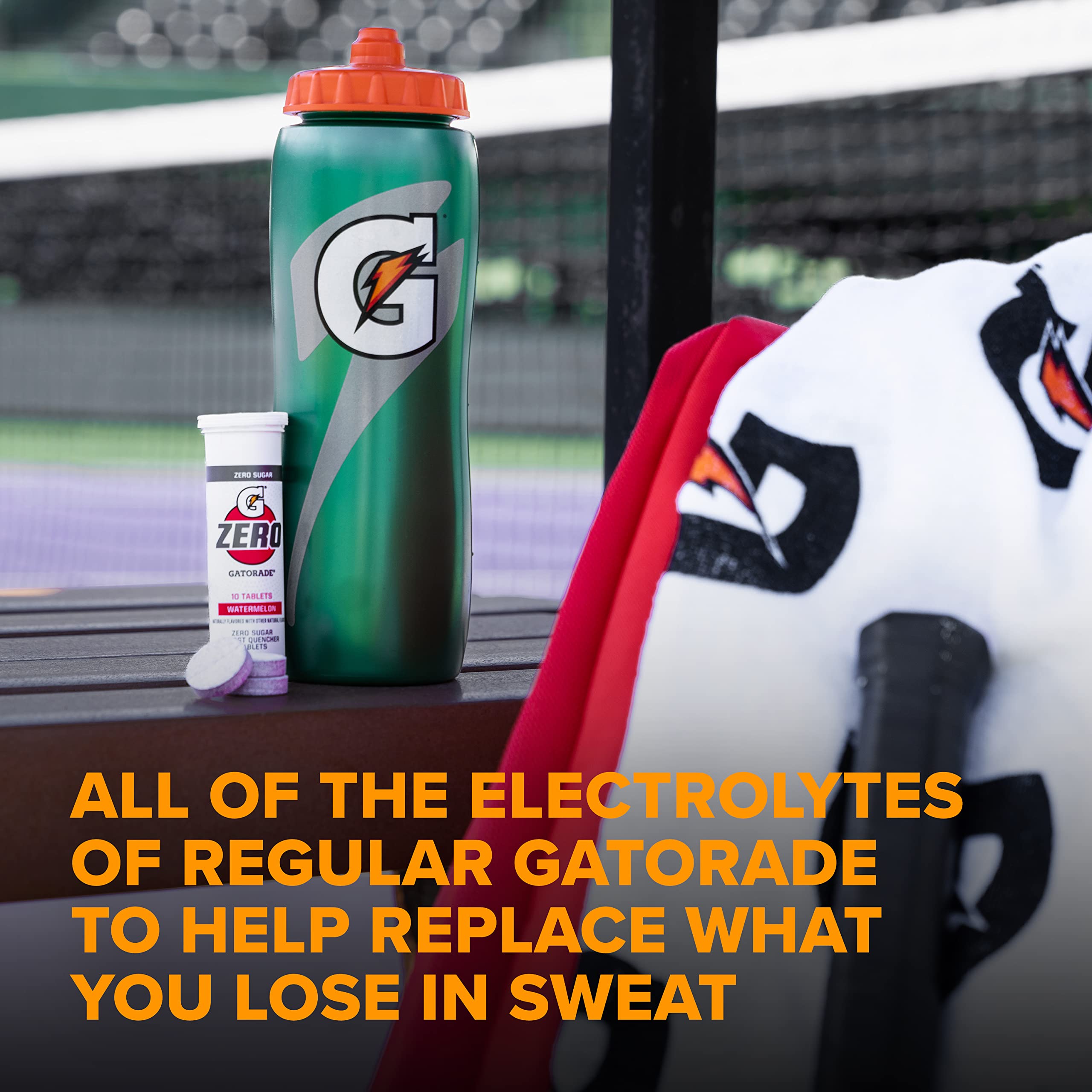 Gatorade Zero Hydration Tablets, Watermelon Flavor - Pack of 80 | Electrolyte Replenishment for Athletes, Workouts & Active Lifestyles