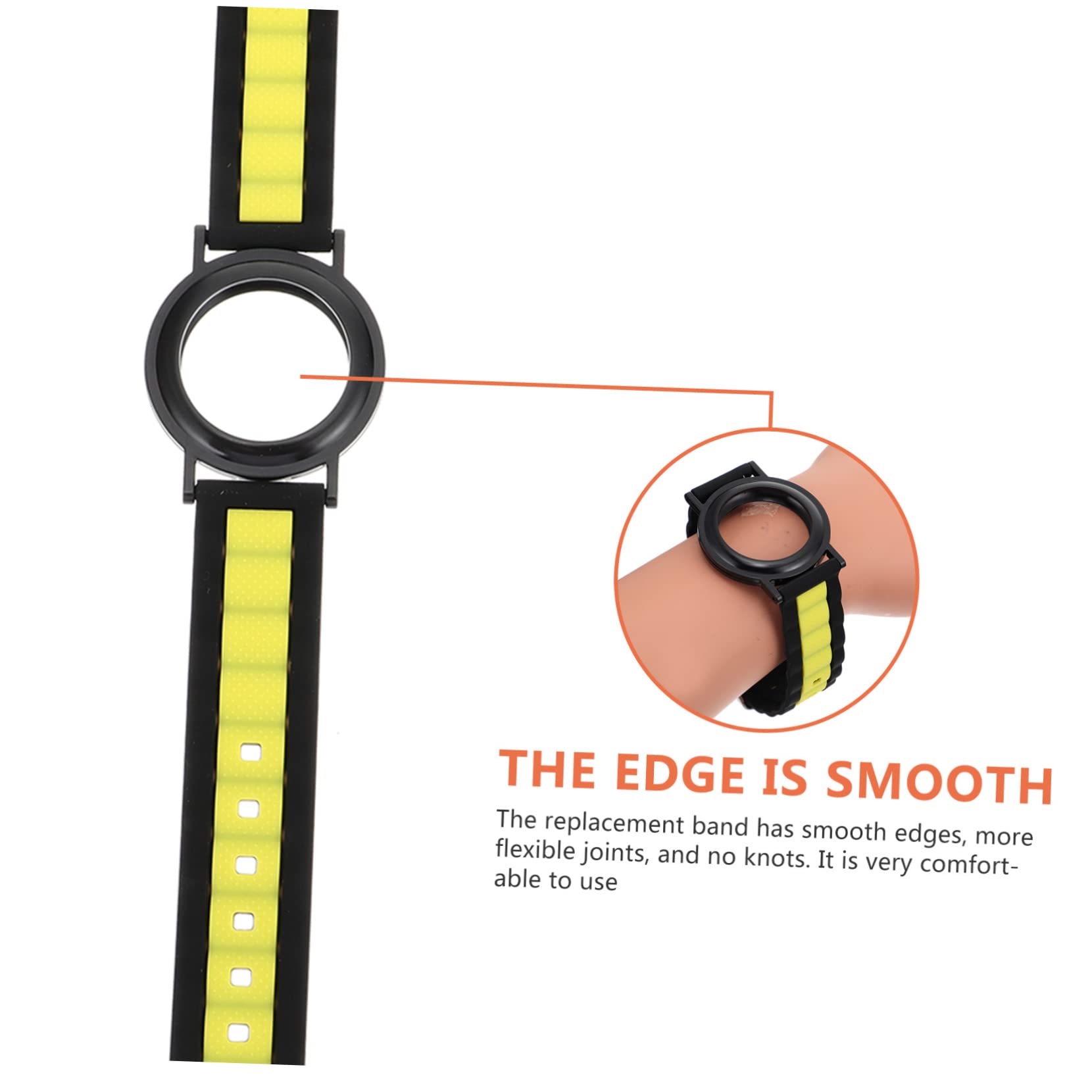 TINEASUR Silicone Wristband Strap for Smartwatch - Durable Watch Case Cover with Tracking Function - Perfect for Fitness, Running & Daily Activity Tracking