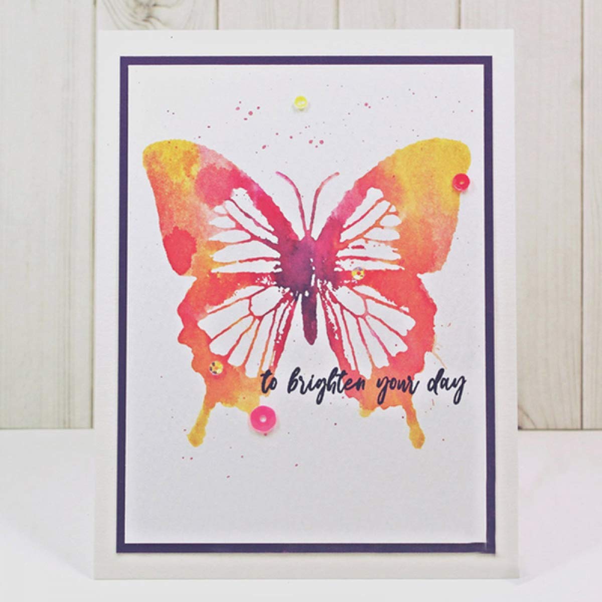 Begin Again Prayed for You Today Miracle Butterfly Clear Silicone Stamp & Metal Die Cut for Card Making, Scrapbooking, DIY Crafts, Photo Albums | Perfect for Handmade Greeting Cards, Invitations, and Paper Decorations
