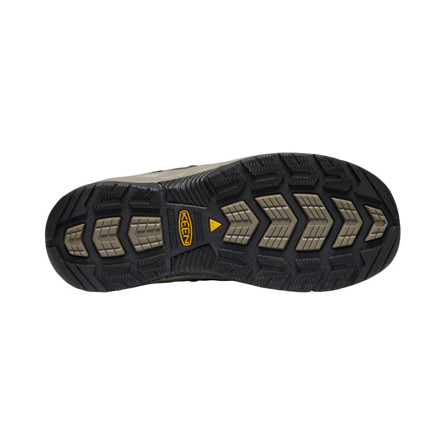 Men's Flint II Soft Toe Work Boots - Cascade Brown & Golden Rod - Durable & Comfortable for Construction, Hiking & Outdoor Work