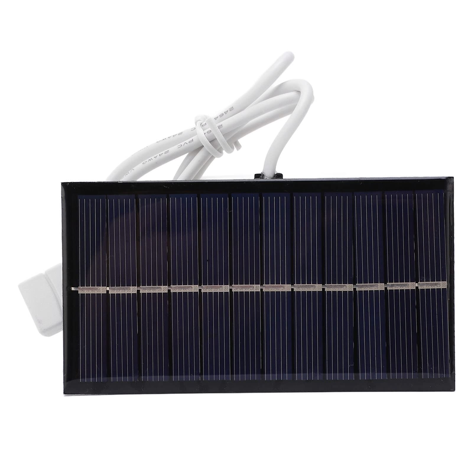 WEYI 1W 6V Solar Panel - Waterproof Polysilicon Solar Charger Module for DIY Projects, Mobile Power Banks & Outdoor Charging | Perfect for Camping, Hiking, Emergency Power Backup