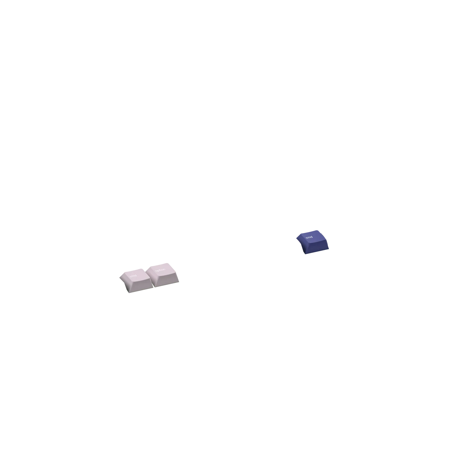 Purple Haze Custom Keycaps for Mechanical Keyboards - Durable PBT Material, Cherry MX Compatible - Perfect for Gaming, Typing & Office Work