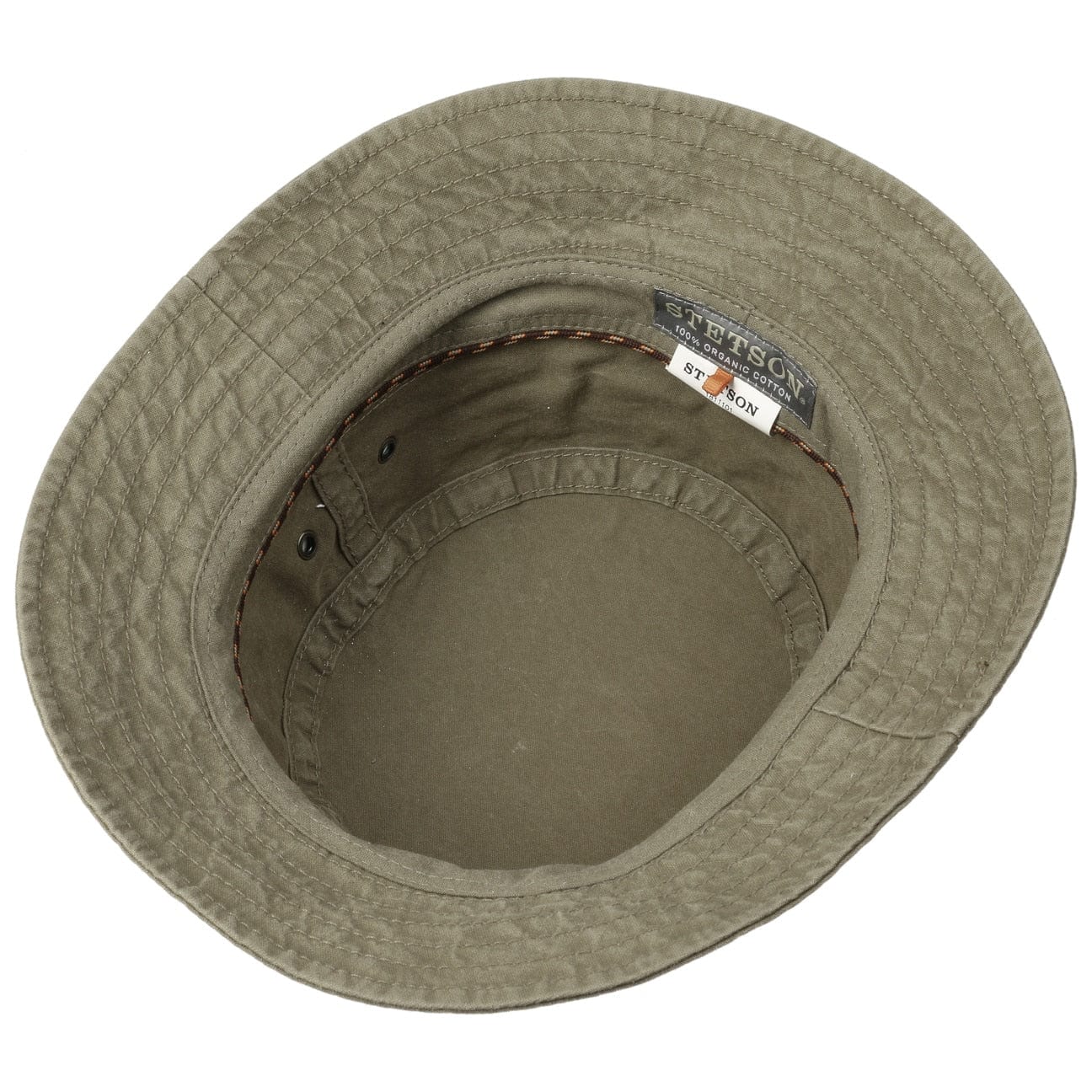Stetson Delave Cotton Hat for Men & Women - Breathable Summer Sun Hat for Outdoor, Beach, and Travel - Stylish Unisex Wide Brim Hat for UV Protection