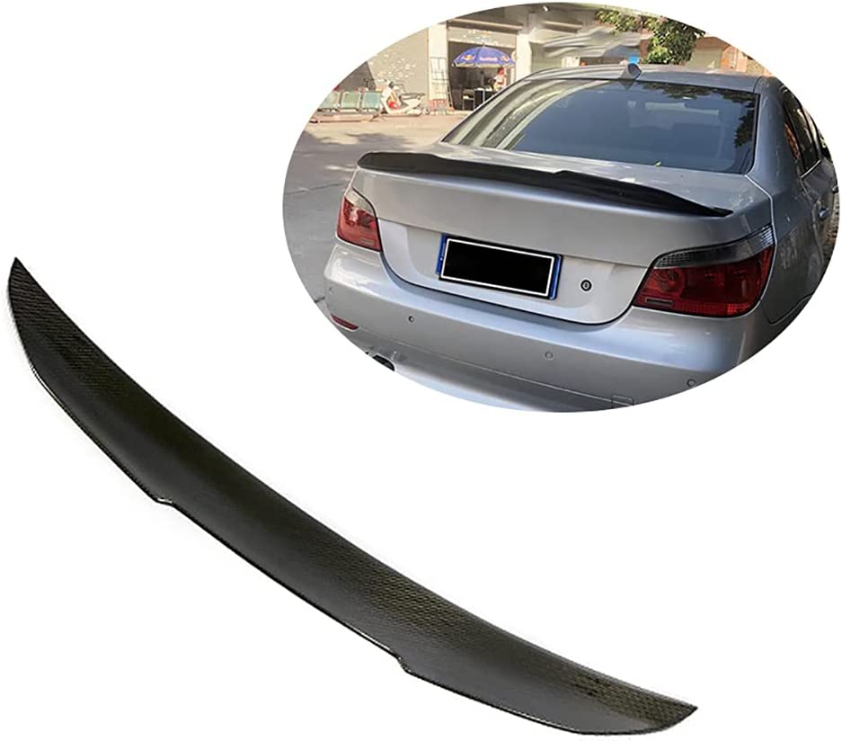 2005-2009 BMW 5 Series E60 PSM Style Carbon Fiber Rear Spoiler Wing - Lightweight Performance Upgrade for Enhanced Aerodynamics & Sporty Look - Perfect for Car Enthusiasts & Track Days
