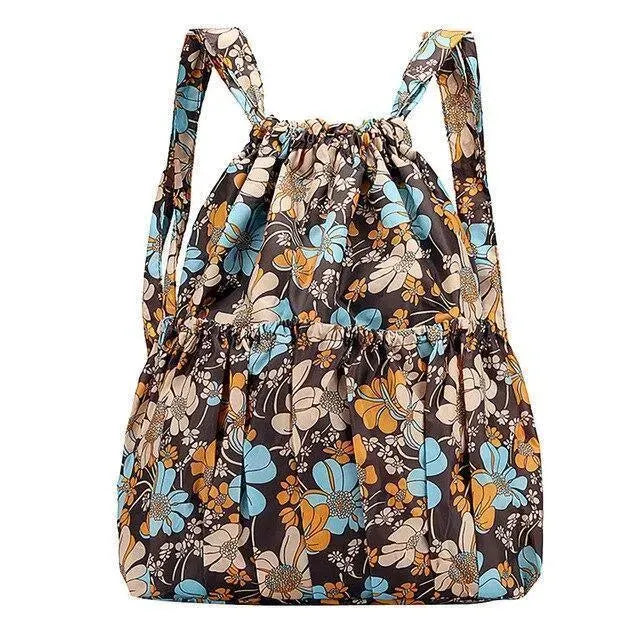 Vintage Printed Ethnic Backpack - Stylish Boho Travel Bag for Women & Men - Perfect for Hiking, Festival, College & Daily Use