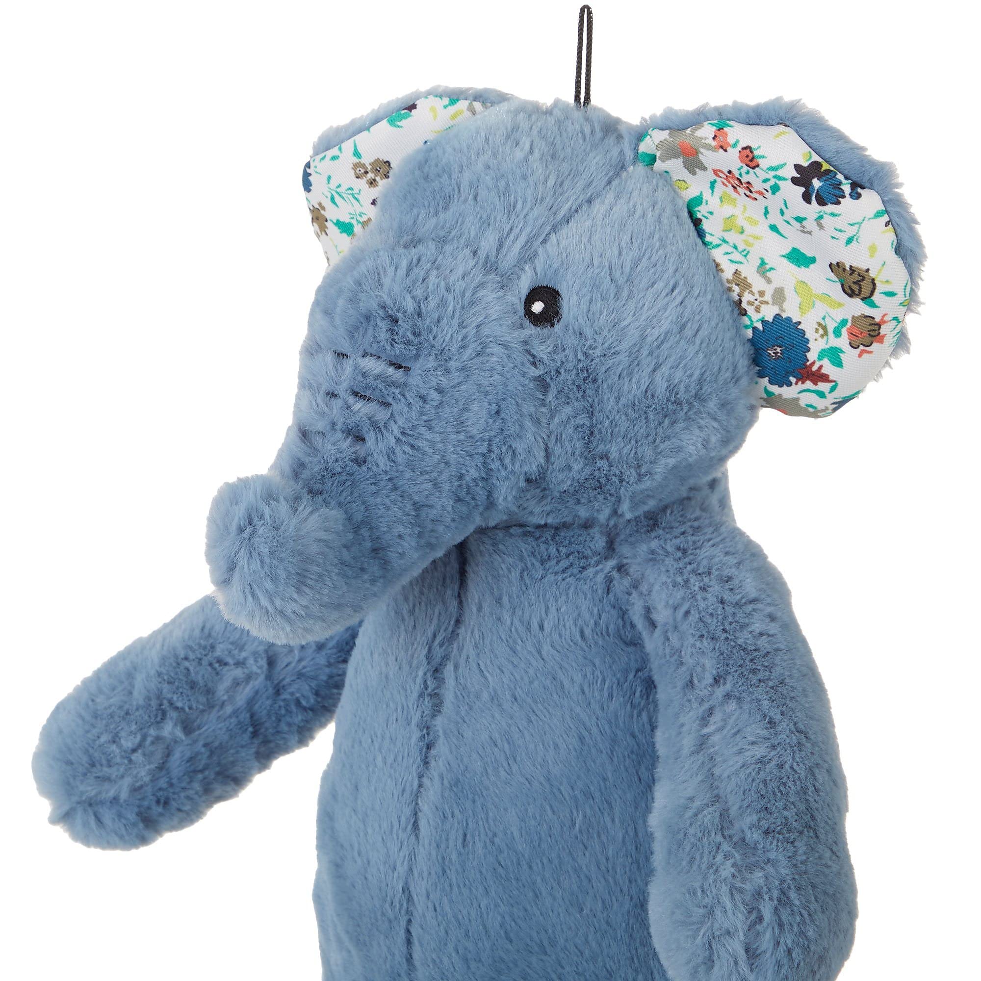 Petlou Interactive Dog Plush Toys with Squeaker & Crinkle Sounds - Soft Chew Toys for Small, Medium & Large Dogs - Cute Elephant Design (15