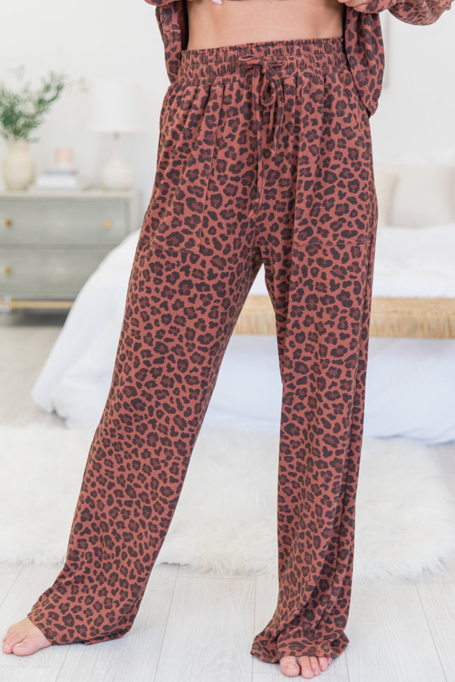 Angelic Aura Pink Polka Dot Sweetheart Pajama Pants for Women - Cozy Sleepwear & Lounge Wear for Valentine's Day or Romantic Nights