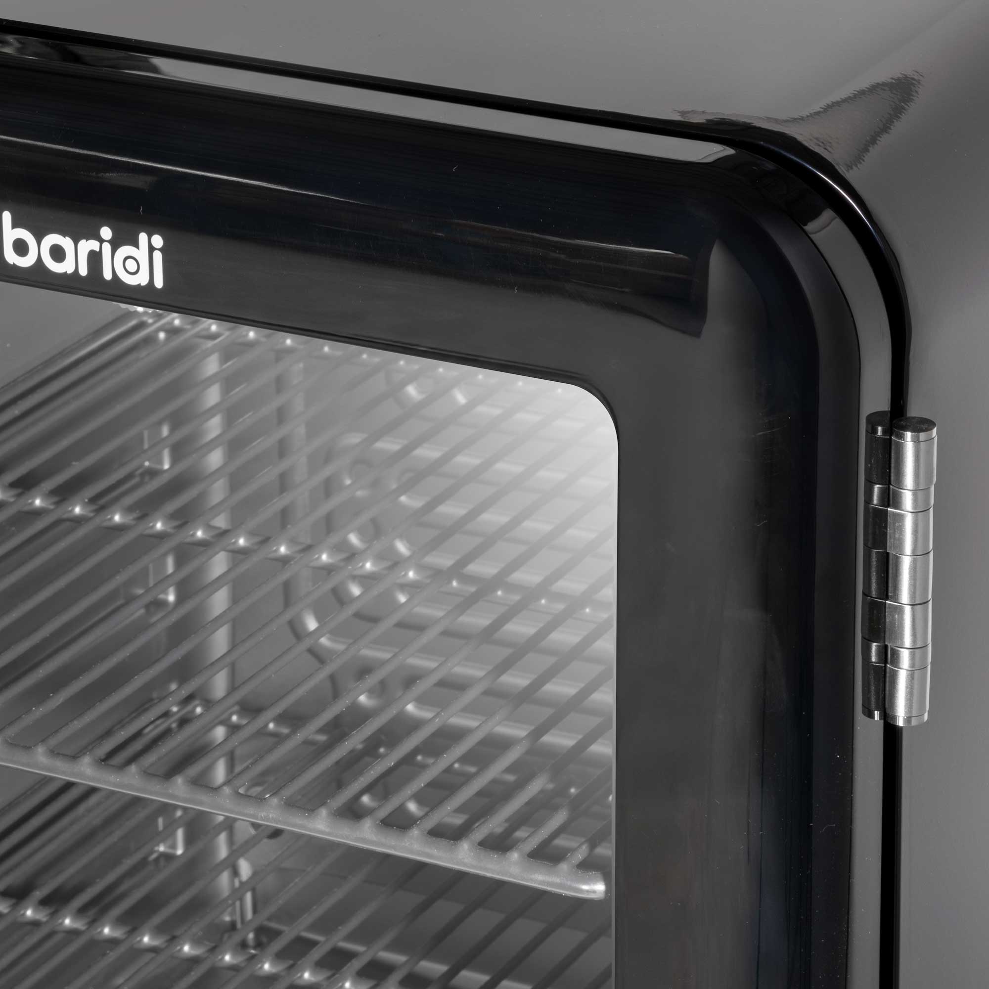 Retro Style 70L Under Counter Beverage Cooler - Black Baridi DH222 for Beer, Wine & Drinks | Perfect for Home Bars, Kitchens & Entertainment Spaces