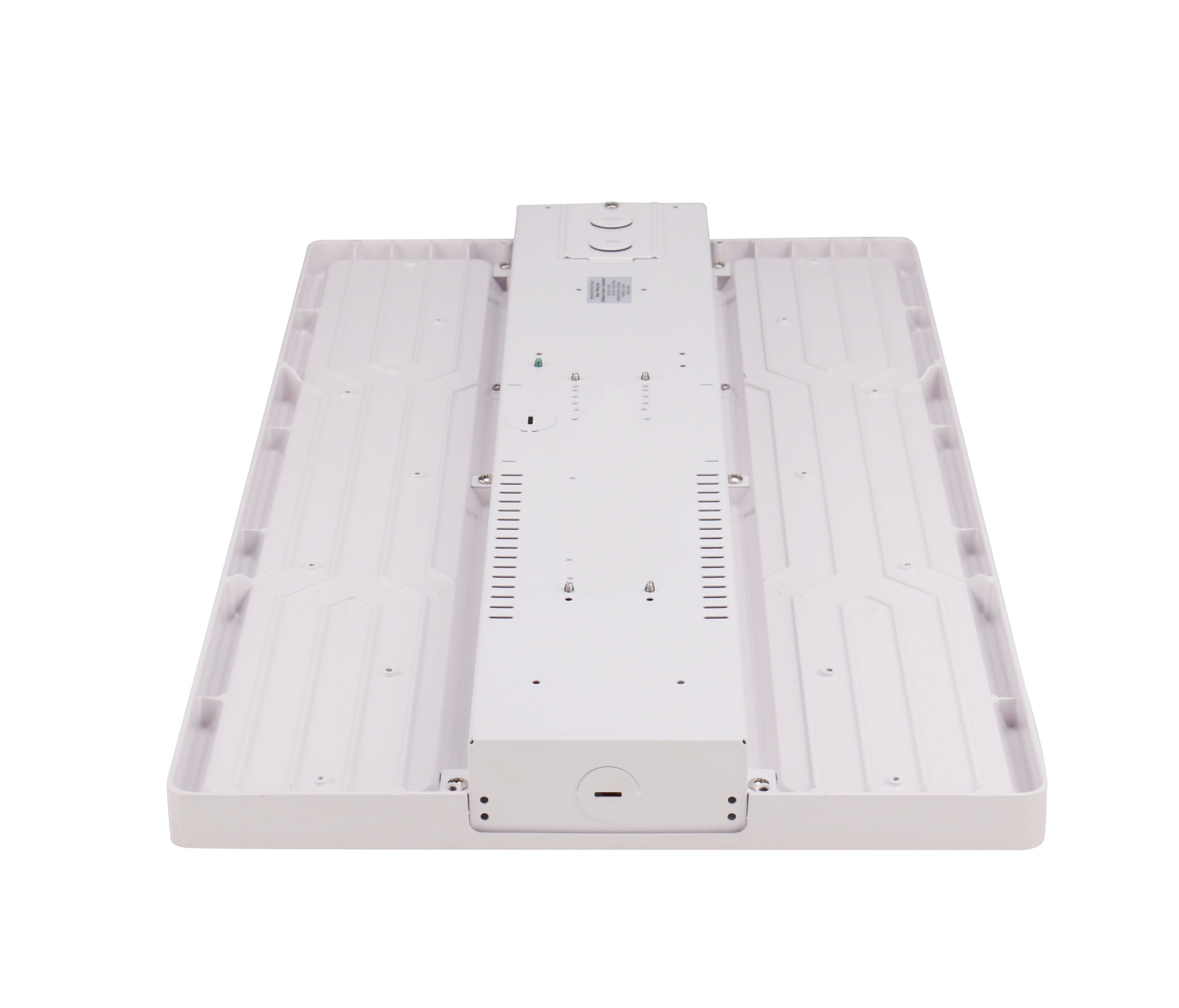 220W LED Linear High Bay Light - 2ft Frosted Lens with Chain Mount - UL & DLC Certified - Perfect for Warehouses, Garages & Industrial Lighting