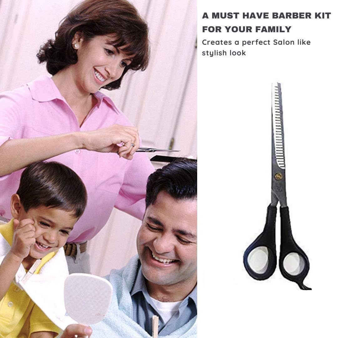 ZAUKY Professional Hair Thinning Scissors - Single Blade Texturizing Shears for Layering & Styling (Pack of 1) - Perfect for Salon Stylists & Home Haircuts