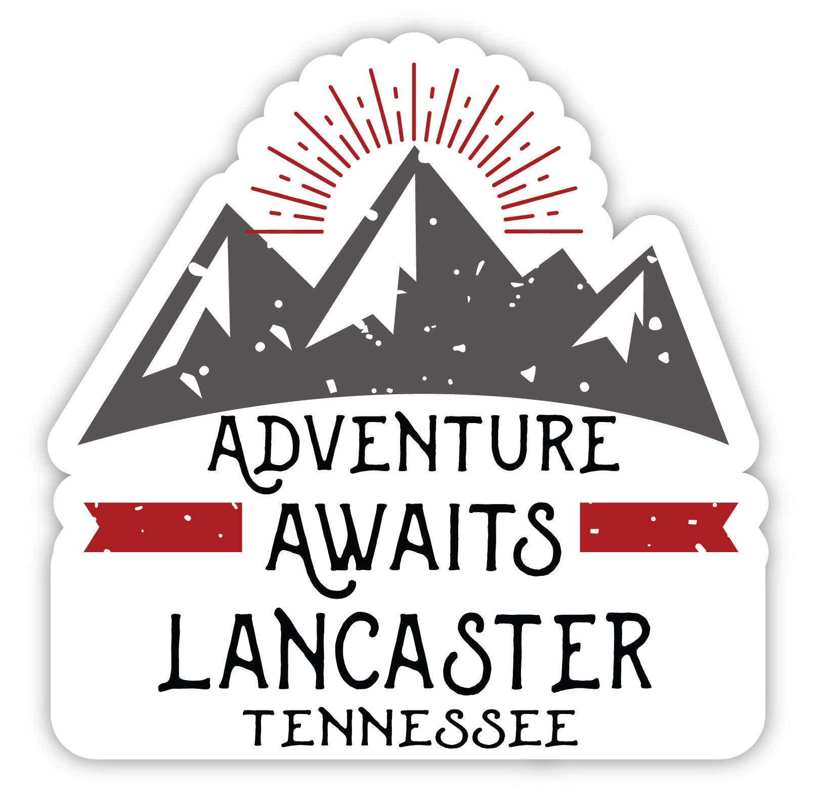 Lancaster Tennessee Souvenir 4-Inch Fridge Magnet - Adventure Awaits Design - Perfect for Travel Memories, Home Decor & Gift Giving