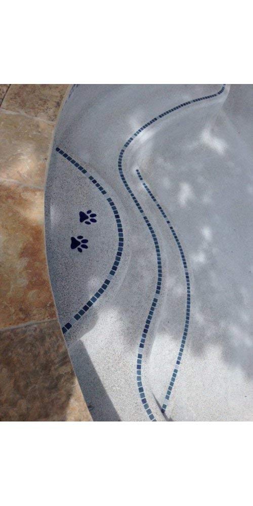 Black Ceramic Swimming Pool Mosaic Tiles (2