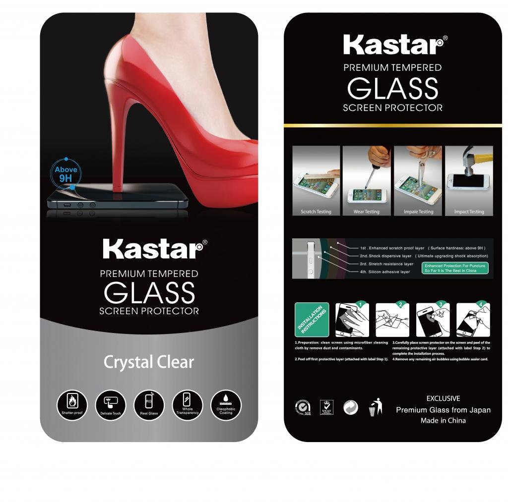 Kastar 3-Pack Tempered Glass Screen Protector for Samsung Galaxy S4 Mini i9190 - Anti-Scratch, Bubble-Free, HD Clear Protection for Everyday Use & Outdoor Activities